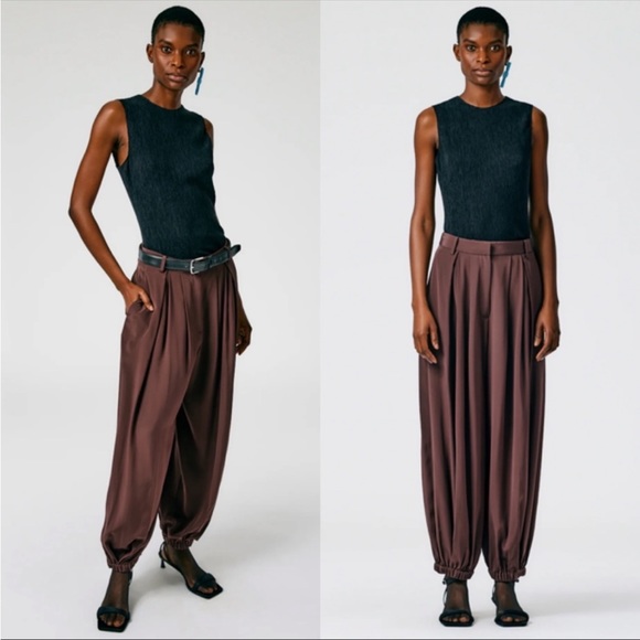 💛SOLD💛Tibi Eco Silk Balloon Pants - Picture 3 of 10